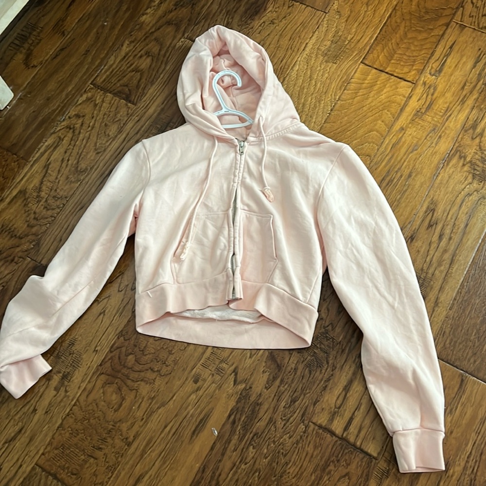 brandy baby pink hoodie